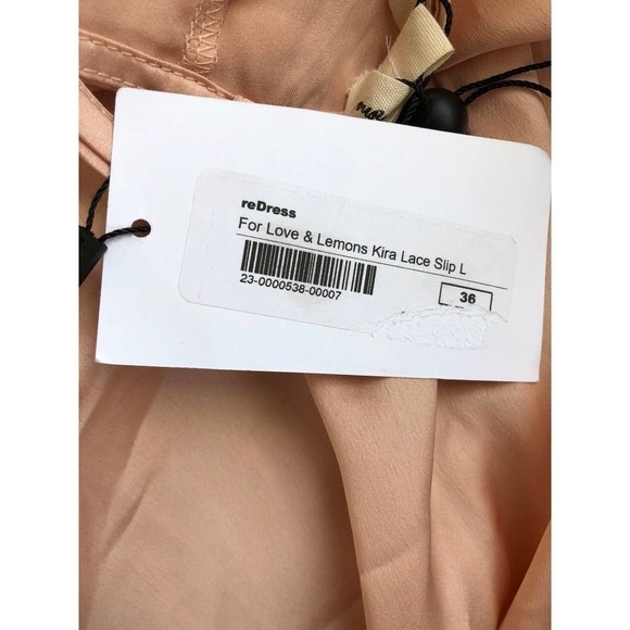 For Love And Lemons Kira Slip Lace NWT L - Picture 9 of 11